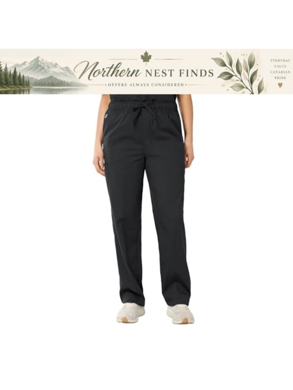 Comfort Fit Scrub Joggers Medical Cargo Jogger Pants